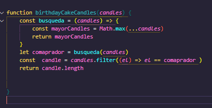 Imagen del código de ordenamiento.
